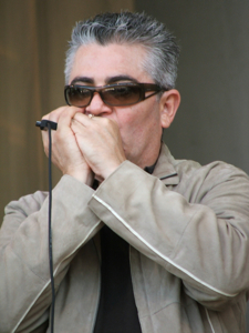 Charlie Love's Harmonica Player