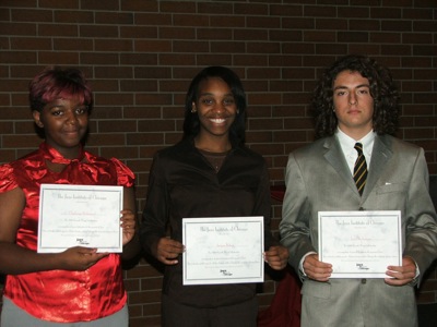 Ariana Baker, Chakeiya Richmond and Lane Beckstrom