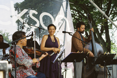 Renee Baker, Nicole Mitchell, Josh Abrams